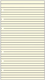 Contax Organizer Personal 2503 φύλλα σημειώσεων ριγέ 20φ κίτρινα