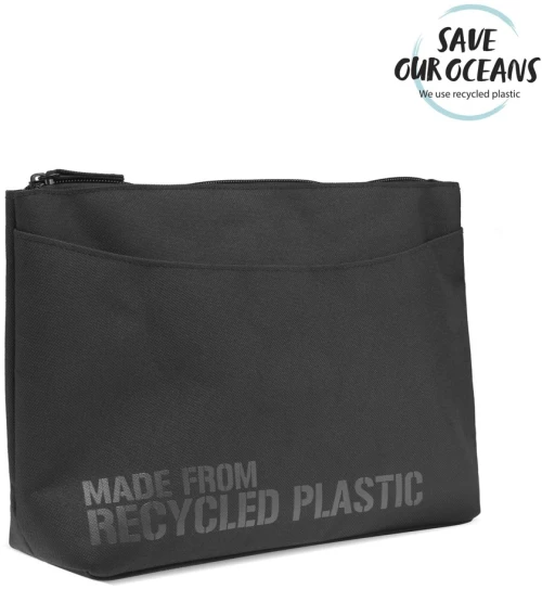 Studio - Studio Men's Washbag 100% Recycled Plastic - Black / Beauty