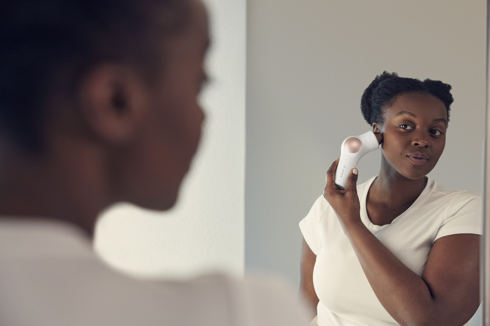 Therabody TheraFace Hot & Cold Rings - White