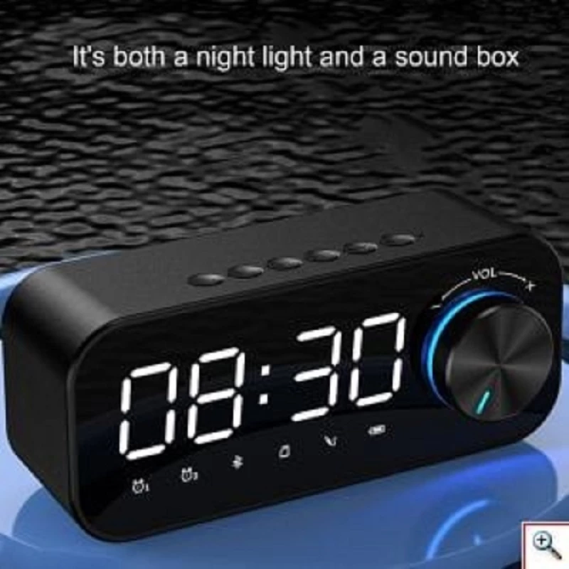 Ρολόι ηχείο ξυπνητήρι bluetooth