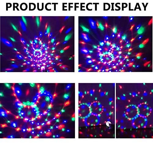 Λάμπα πολύχρωμη περιστρεφόμενη led