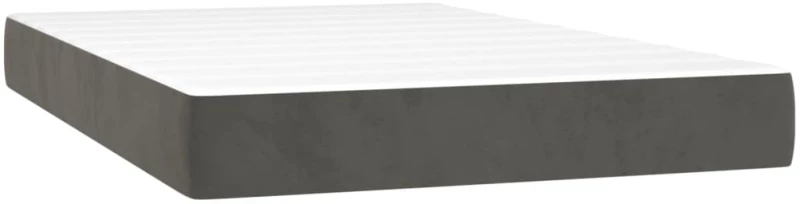 ΚΡΕΒΑΤΙ BOXSPRING ΜΕ ΣΤΡΩΜΑ ΣΚΟΥΡΟ ΓΚΡΙ 120X200 ΕΚ. ΒΕΛΟΥΔΙΝΟ 3144670