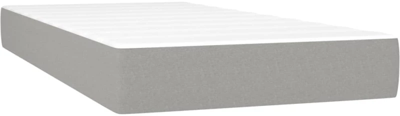 ΚΡΕΒΑΤΙ BOXSPRING ΜΕ ΣΤΡΩΜΑ & LED ΑΝ.ΓΚΡΙ 80X200 ΕΚ. ΥΦΑΣΜΑΤΙΝΟ 3133029