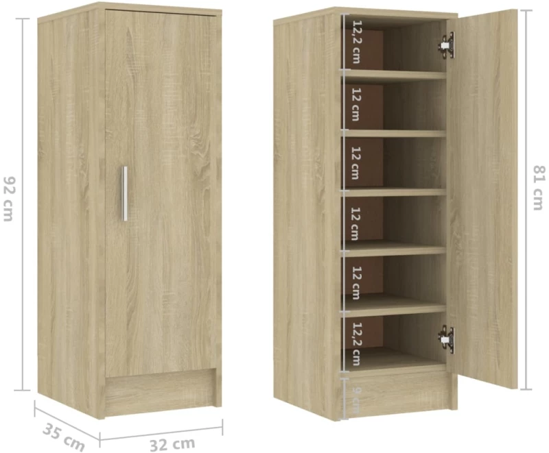 ΠΑΠΟΥΤΣΟΘΗΚΗ SONOMA ΔΡΥΣ 32 X 35 X 92 ΕΚ. ΑΠΟ ΜΟΡΙΟΣΑΝΙΔΑ 808975