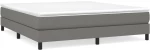 ΚΡΕΒΑΤΙ BOXSPRING ΜΕ ΣΤΡΩΜΑ ΣΚΟΥΡΟ ΓΚΡΙ 180X200 ΕΚ ΥΦΑΣΜΑΤΙΝ 3144094