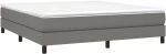 ΚΡΕΒΑΤΙ BOXSPRING ΜΕ ΣΤΡΩΜΑ ΣΚΟΥΡΟ ΓΚΡΙ 180X200 ΕΚ ΥΦΑΣΜΑΤΙΝ 3144094