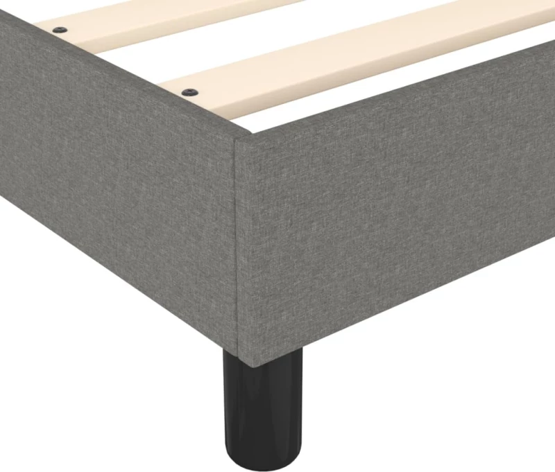 ΚΡΕΒΑΤΙ BOXSPRING ΜΕ ΣΤΡΩΜΑ ΣΚΟΥΡΟ ΓΚΡΙ 180X200 ΕΚ ΥΦΑΣΜΑΤΙΝ 3144094