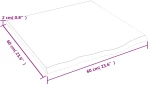 ΡΑΦΙ ΤΟΙΧΟΥ ΑΝΟΙΧΤΟ ΚΑΦΕ 60X60X2 ΕΚ. ΕΠΕΞΕΡΓ. ΜΑΣΙΦ ΞΥΛΟ ΔΡΥΟΣ 363653