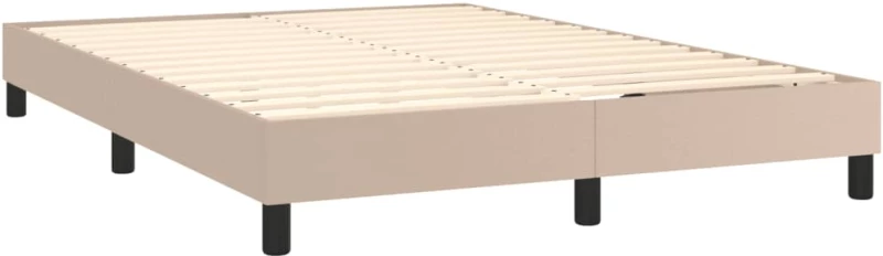 ΠΛΑΙΣΙΟ ΚΡΕΒΑΤΙΟΥ BOXSPRING ΚΑΠΟΥΤΣΙΝΟ 140X200ΕΚ. ΣΥΝΘΕΤ. ΔΕΡΜΑ 3120705
