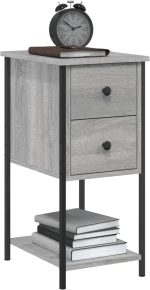 ΚΟΜΟΔΙΝΟ ΓΚΡΙ SONOMA 32 X 42 X 70 ΕΚ. ΑΠΟ ΕΠΕΞΕΡΓΑΣΜΕΝΟ ΞΥΛΟ 826099