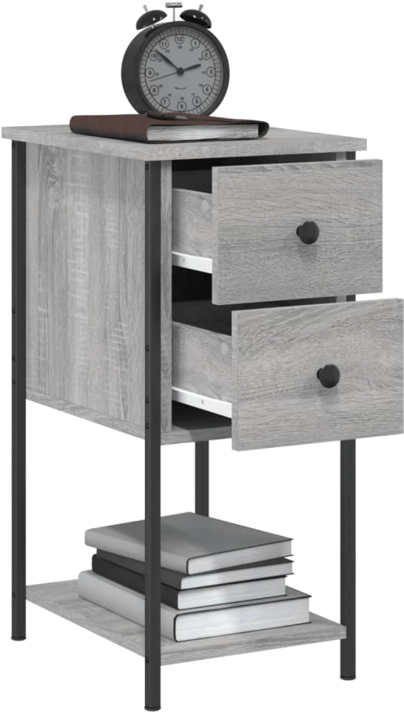 ΚΟΜΟΔΙΝΟ ΓΚΡΙ SONOMA 32 X 42 X 70 ΕΚ. ΑΠΟ ΕΠΕΞΕΡΓΑΣΜΕΝΟ ΞΥΛΟ 826099