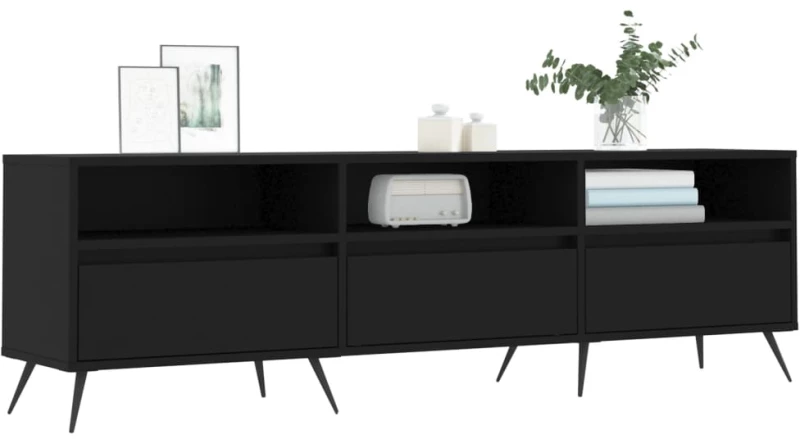 ΈΠΙΠΛΟ ΤΗΛΕΟΡΑΣΗΣ ΜΑΥΡΟ 150X30X44,5 ΕΚ. ΕΠΕΞΕΡΓΑΣΜΕΝΟ ΞΥΛΟ 831253