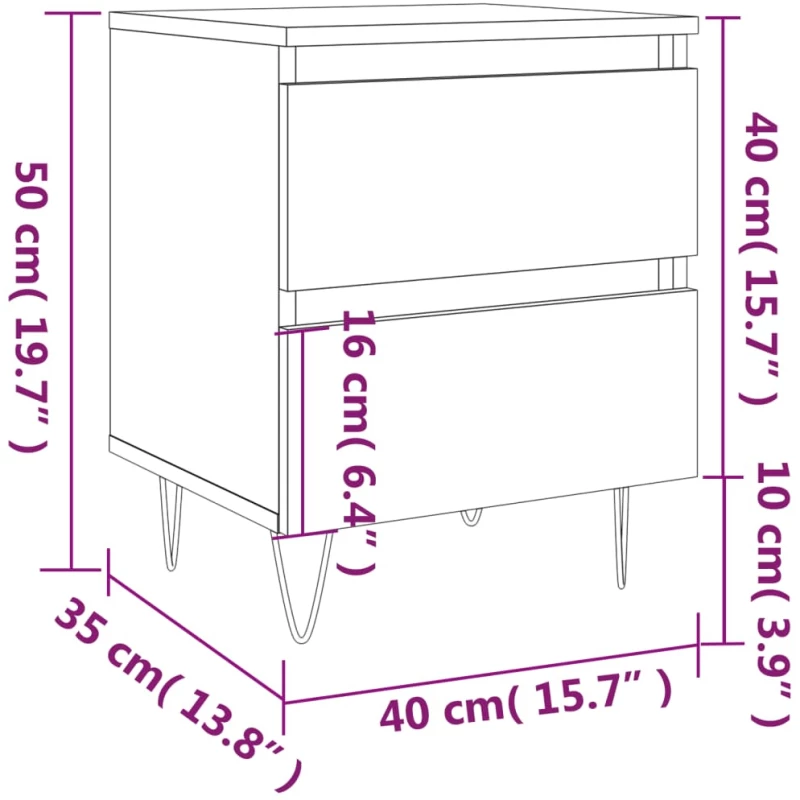 ΚΟΜΟΔΙΝΑ 2 ΤΕΜ. ΚΑΠΝΙΣΤΗ ΔΡΥΣ 40X35X50 ΕΚ. ΕΠΕΞΕΡΓΑΣΜΕΝΟ ΞΥΛΟ 826887