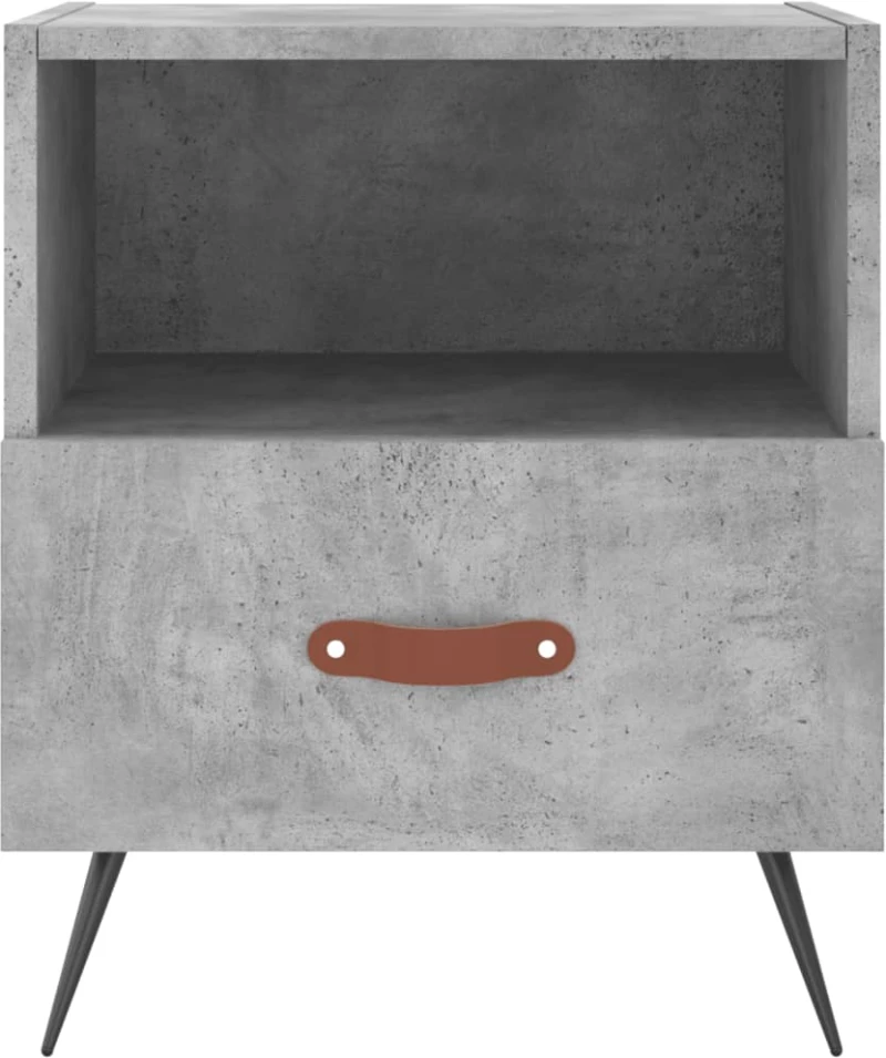 ΚΟΜΟΔΙΝΑ 2 ΤΕΜ. ΓΚΡΙ ΣΚΥΡΟΔΕΜ. 40 X 35 X 47,5 ΕΚ. ΕΠΕΞΕΡΓ. ΞΥΛΟ 827381