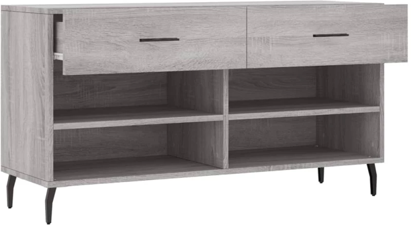 ΠΑΠΟΥΤΣΟΘΗΚΗ ΓΚΡΙ SONOMA 102X35X55 ΕΚ. ΑΠΟ ΕΠΕΞΕΡΓΑΣΜΕΝΟ ΞΥΛΟ 829762