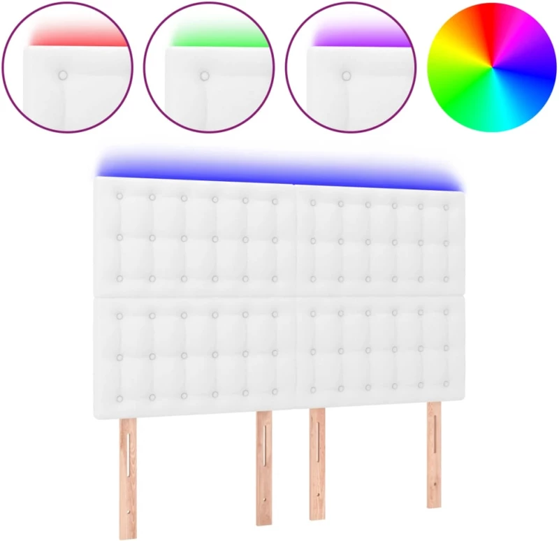 ΚΕΦΑΛΑΡΙ ΚΡΕΒΑΤΙΟΥ LED ΛΕΥΚΟ 144X5X118/128 ΕΚ 3122515