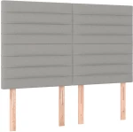 ΚΡΕΒΑΤΙ BOXSPRING ΜΕ ΣΤΡΩΜΑ ΑΝΟΙΧΤΟ ΓΚΡΙ 140X200 ΕΚ. ΥΦΑΣΜΑΤΙΝΟ 3137237