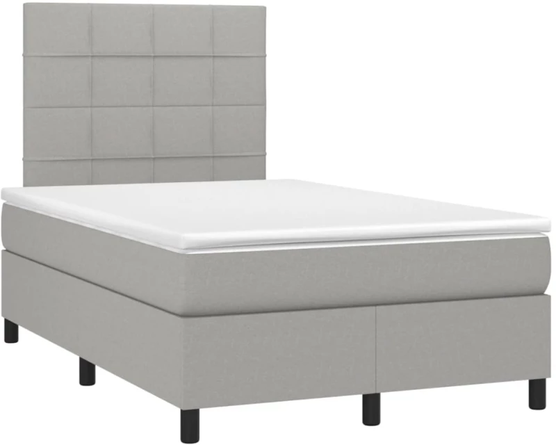 ΚΡΕΒΑΤΙ BOXSPRING ΜΕ ΣΤΡΩΜΑ & LED ΑΝ.ΓΚΡΙ 120X200 ΕΚ ΥΦΑΣΜΑΤΙΝΟ 3134861