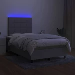 ΚΡΕΒΑΤΙ BOXSPRING ΜΕ ΣΤΡΩΜΑ & LED ΑΝ.ΓΚΡΙ 120X200 ΕΚ ΥΦΑΣΜΑΤΙΝΟ 3134861
