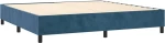 ΚΡΕΒΑΤΙ BOXSPRING ΜΕ ΣΤΡΩΜΑ & LED ΣΚ. ΜΠΛΕ 200X200ΕΚ. ΒΕΛΟΥΔΙΝΟ 3136027