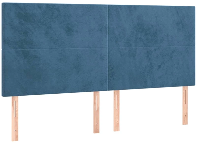 ΚΡΕΒΑΤΙ BOXSPRING ΜΕ ΣΤΡΩΜΑ & LED ΣΚ. ΜΠΛΕ 200X200ΕΚ. ΒΕΛΟΥΔΙΝΟ 3136027