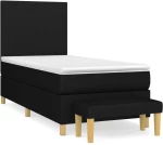 ΚΡΕΒΑΤΙ BOXSPRING ΜΕ ΣΤΡΩΜΑ ΜΑΥΡΟ 80 X 200 ΕΚ. ΥΦΑΣΜΑΤΙΝΟ 3136951