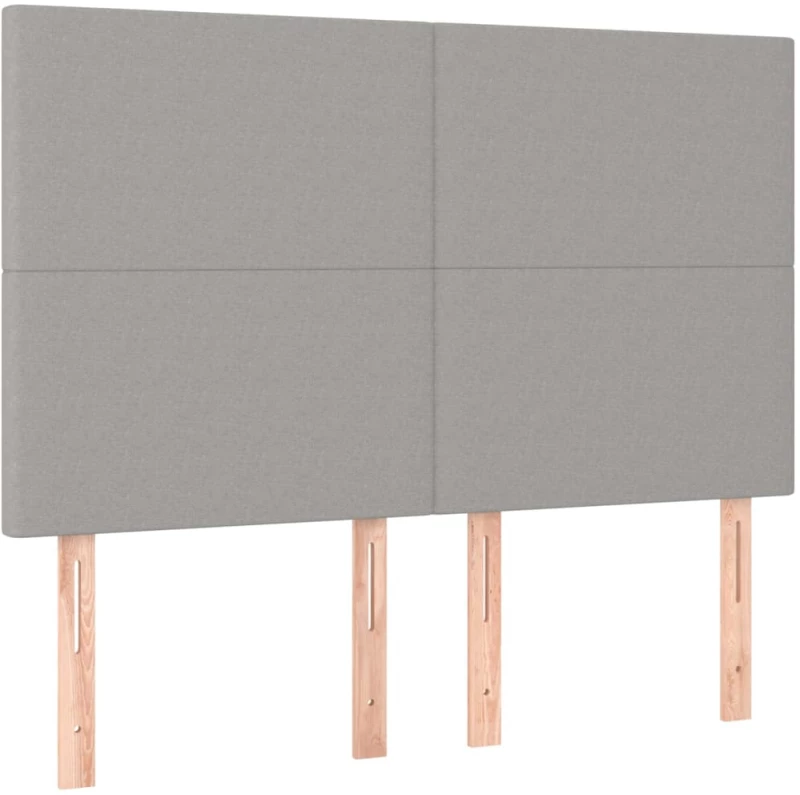 ΚΡΕΒΑΤΙ BOXSPRING ΜΕ ΣΤΡΩΜΑ ΑΝΟΙΧΤΟ ΓΚΡΙ 140X200 ΕΚ. ΥΦΑΣΜΑΤΙΝΟ 3136997