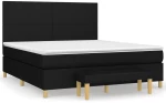 ΚΡΕΒΑΤΙ BOXSPRING ΜΕ ΣΤΡΩΜΑ ΜΑΥΡΟ 160X200 ΕΚ. ΥΦΑΣΜΑΤΙΝΟ 3137007