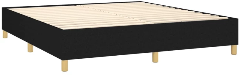 ΚΡΕΒΑΤΙ BOXSPRING ΜΕ ΣΤΡΩΜΑ ΜΑΥΡΟ 160X200 ΕΚ. ΥΦΑΣΜΑΤΙΝΟ 3137007