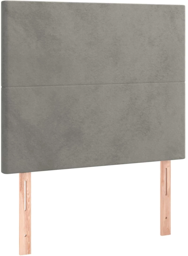 ΚΡΕΒΑΤΙ BOXSPRING ΜΕ ΣΤΡΩΜΑ ΑΝΟΙΧΤΟ ΓΚΡΙ 100X200 ΕΚ. ΒΕΛΟΥΔΙΝΟ 3137707