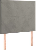 ΚΡΕΒΑΤΙ BOXSPRING ΜΕ ΣΤΡΩΜΑ ΑΝΟΙΧΤΟ ΓΚΡΙ 100X200 ΕΚ. ΒΕΛΟΥΔΙΝΟ 3137707