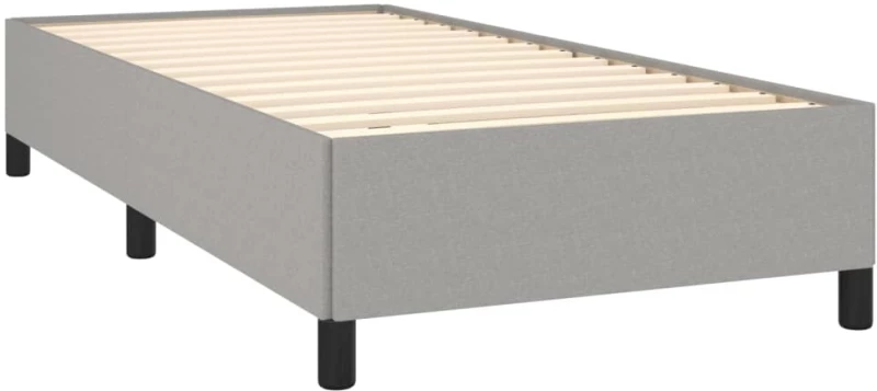 ΚΡΕΒΑΤΙ BOXSPRING ΜΕ ΣΤΡΩΜΑ ΑΝΟΙΧΤΟ ΓΚΡΙ 80X200 ΕΚ. ΥΦΑΣΜΑΤΙΝΟ 3141569