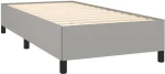 ΚΡΕΒΑΤΙ BOXSPRING ΜΕ ΣΤΡΩΜΑ ΑΝΟΙΧΤΟ ΓΚΡΙ 80X200 ΕΚ. ΥΦΑΣΜΑΤΙΝΟ 3141569