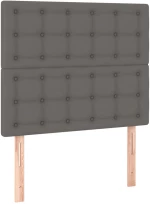 ΚΕΦΑΛΑΡΙ ΚΡΕΒΑΤΙΟΥ LED ΓΚΡΙ 90X5X118/128 ΕΚ 3122506