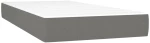 ΚΡΕΒΑΤΙ BOXSPRING ΜΕ ΣΤΡΩΜΑ ΣΚΟΥΡΟ ΓΚΡΙ 100X200 ΕΚ. ΥΦΑΣΜΑΤΙΝΟ 3128182