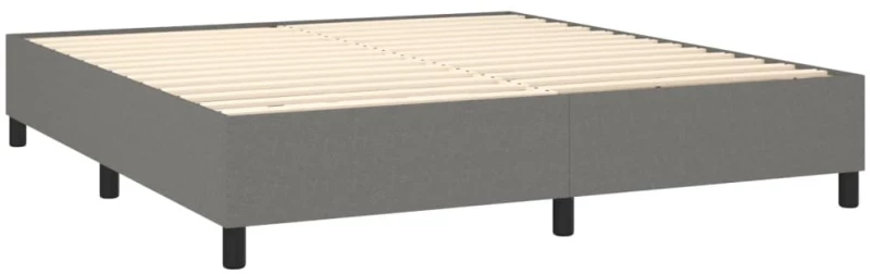 ΚΡΕΒΑΤΙ BOXSPRING ΜΕ ΣΤΡΩΜΑ ΣΚΟΥΡΟ ΓΚΡΙ 180X200 ΕΚ ΥΦΑΣΜΑΤΙΝ 3136774