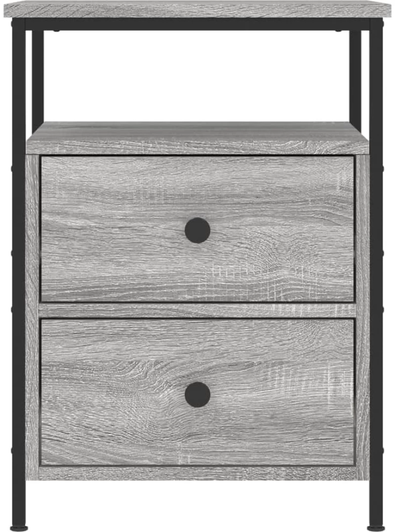 ΚΟΜΟΔΙΝΑ 2 ΤΕΜ. ΓΚΡΙ SONOMA 44X45X60 ΕΚ. ΑΠΟ ΕΠΕΞΕΡΓΑΣΜΕΝΟ ΞΥΛΟ 826010