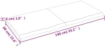 ΡΑΦΙ ΤΟΙΧΟΥ ΣΚΟΥΡΟ ΓΚΡΙ 140X60X4 ΕΚ. ΕΠΕΞΕΡΓ. ΜΑΣΙΦ ΞΥΛΟ ΔΡΥΟΣ 363826