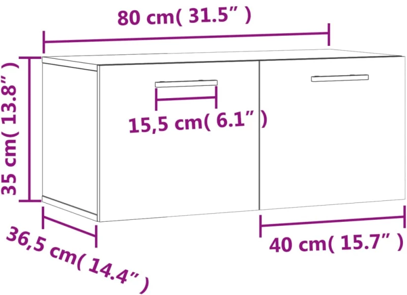 ΝΤΟΥΛΑΠΙ ΤΟΙΧΟΥ ΚΑΠΝΙΣΤΗ ΔΡΥΣ 80X36,5X35 ΕΚ. ΕΠΕΞΕΡΓΑΣΜΕΝΟ ΞΥΛΟ 830105