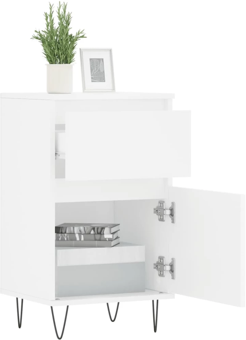 ΝΤΟΥΛΑΠΙΑ 2 ΤΕΜ. ΛΕΥΚΑ 40 X 35 X 70 ΕΚ. ΑΠΟ ΕΠΕΞΕΡΓΑΣΜΕΝΟ ΞΥΛΟ 831149
