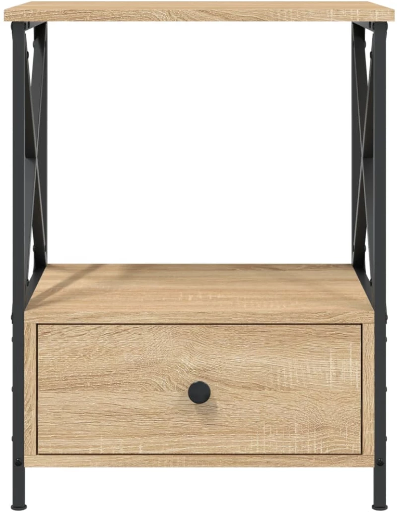 ΚΟΜΟΔΙΝΑ 2 ΤΕΜ. SONOMA ΔΡΥΣ 50X41X65 ΕΚ. ΑΠΟ ΕΠΕΞΕΡΓΑΣΜΕΝΟ ΞΥΛΟ 826086