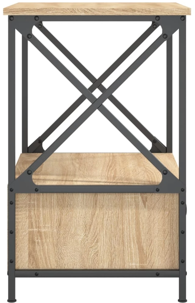 ΚΟΜΟΔΙΝΑ 2 ΤΕΜ. SONOMA ΔΡΥΣ 50X41X65 ΕΚ. ΑΠΟ ΕΠΕΞΕΡΓΑΣΜΕΝΟ ΞΥΛΟ 826086