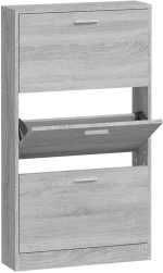 ΠΑΠΟΥΤΣΟΘΗΚΗ ΓΚΡΙ SONOMA 59X17X108 ΕΚ. ΑΠΟ ΕΠΕΞΕΡΓΑΣΜΕΝΟ ΞΥΛΟ 342532