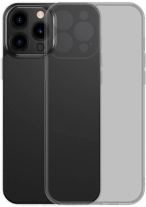 Baseus Frosted Glass Case for iPhone 13 PRO (black) + tempered glass