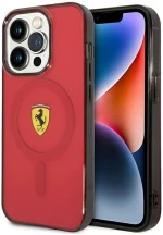 Ferrari Translucent MagSafe - Case foriPhone 14 Pro Max (Red)