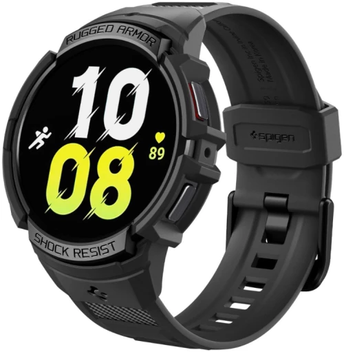 Spigen Rugged Armor Pro - Strap + case for Samsung Galaxy Watch 6 40 mm (Black)