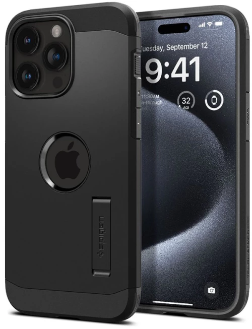 Spigen Tough Armor Mag MagSafe - Case for iPhone 15 Pro Max (Black)