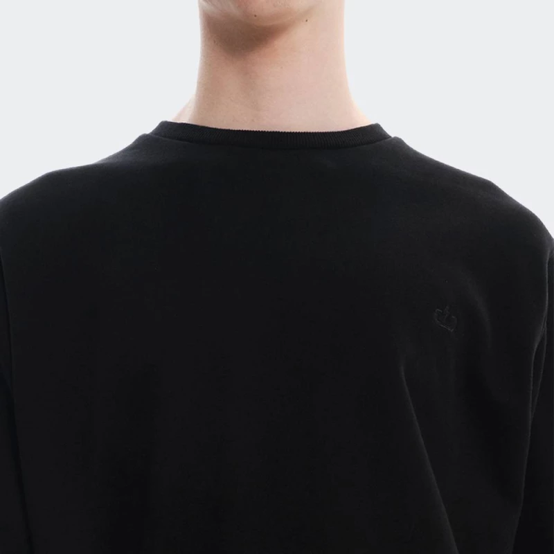 Emerson Neckline Sweat - 222.EM20.17-BLACK