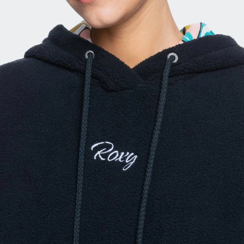 Roxy Call Me Sherpa Fleece Hoodie - ERJPF03085-KVJ0