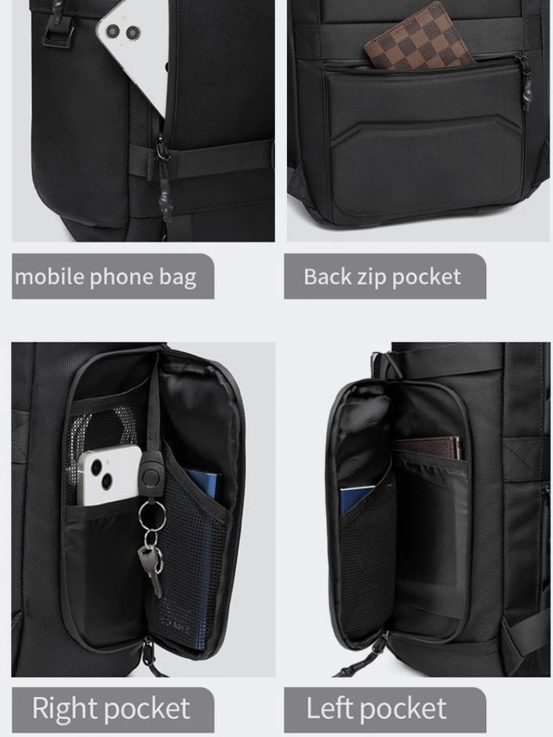 OZUKO BACKPACK - 9617-BLACK